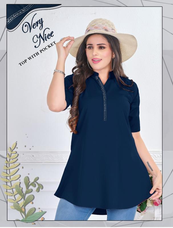 Desi kudi very nice tops wholesale short kurti 