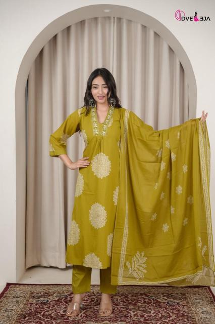 Dveeja leela 3pcs wholesale online kurti shops goa 