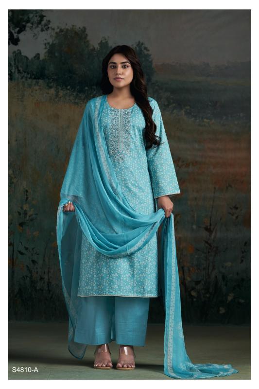 Ganga aadila 4810 wholesale dress material cash on delivery 