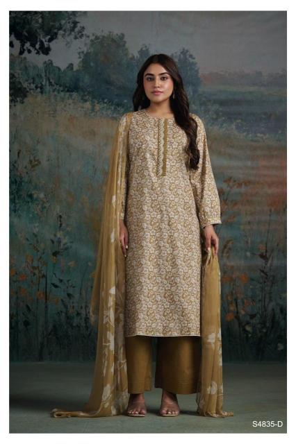 Ganga aaditri 4835 surat dress material wholesaler 