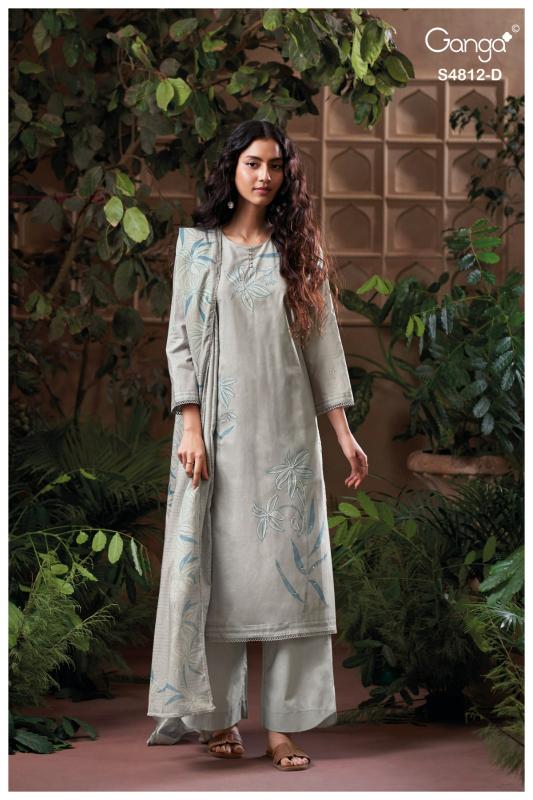 Ganga gunjika 4812 wholesale dress material distributors in surat 