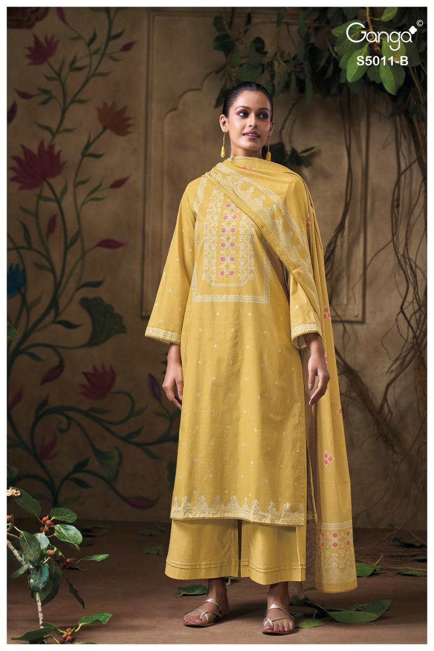Ganga rakul 5011 wholesale dress materials and leggings in madurai 