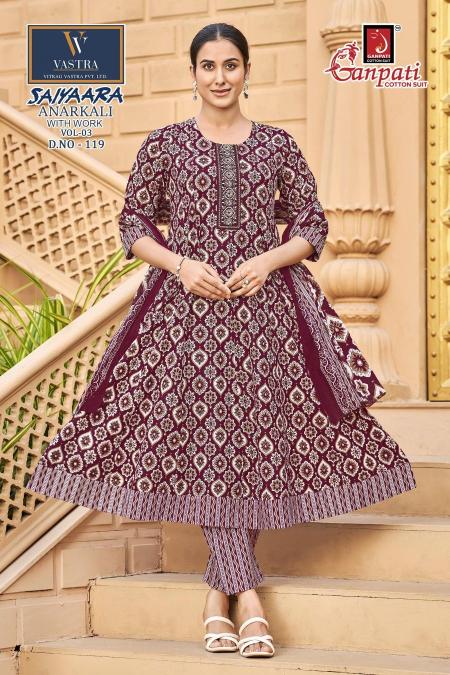 Ganpati saiyaara vol-3 wholesale market in kolkata for kurtis 