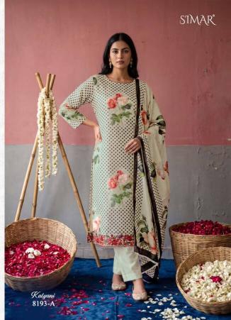 Glossy simar kalyani wholesale churidar dress material  
