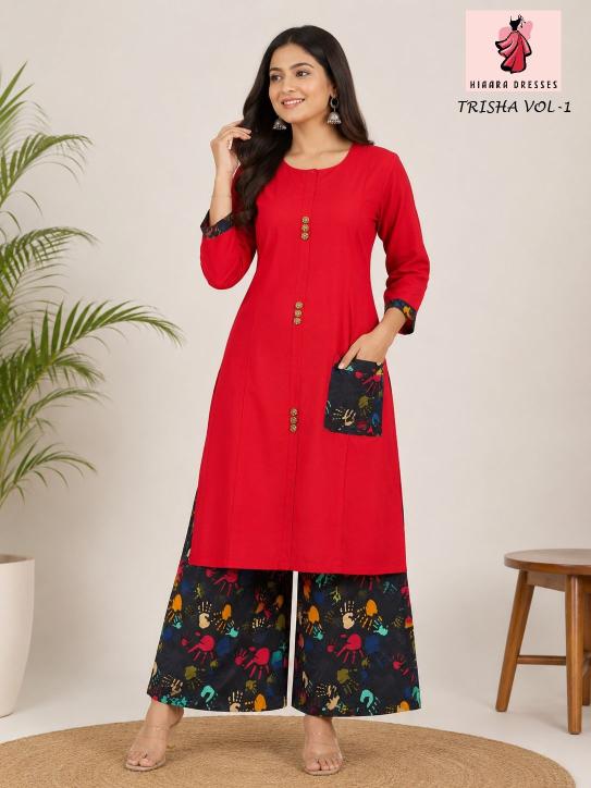 Hiaara trisha vol-1 wholesale shops of kurti in ludhiana 
