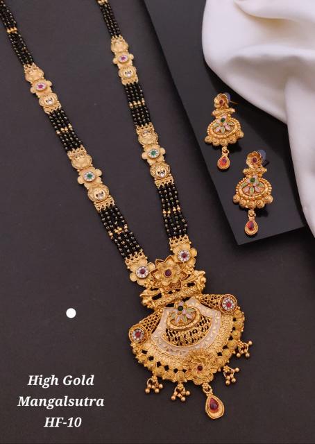 High gold mangalsutra HF 10 Surat jewellery wholesalers