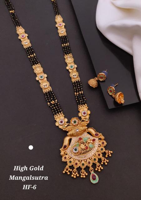 High gold mangalsutra HF 6 Artificial jewellery manufacturers in Surat