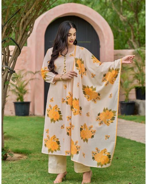 Jaipuri 3pcs stitched kurti material wholesale 