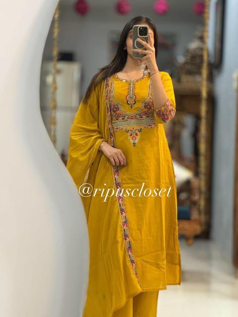 Jaipuri 3pcs wholesale kurtis price in surat 