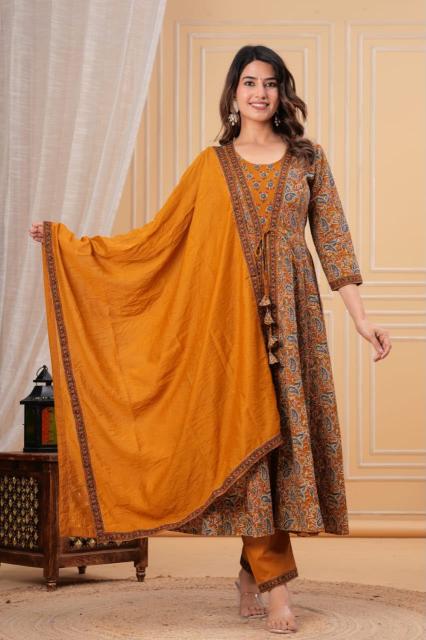 Jaipuri anarkali 3pcs wholesale ladies kurti in ludhiana 