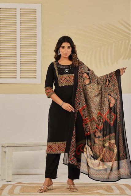 Janni 3pcs wholesale kurtis surat guest post 