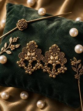 Juri craft Lunches D AER6828 Fashionable artificial jwellery in Delhi