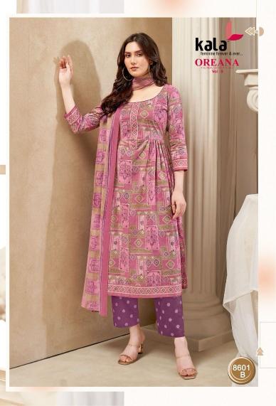 Kala oreana vol-9 unstitched dress material wholesale