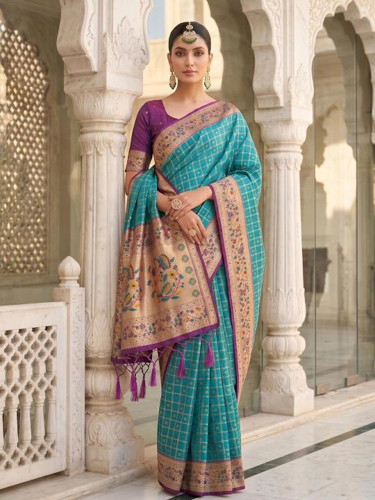 KALANIDHI SILK by SHREE SHYAM FASHION fancy designer Banarasi Soft Silk fabric saree wholesale with Fancy latkan