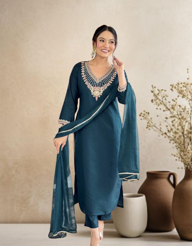 Krunique 3pcs wholesale market in ahmedabad for ladies kurtis 