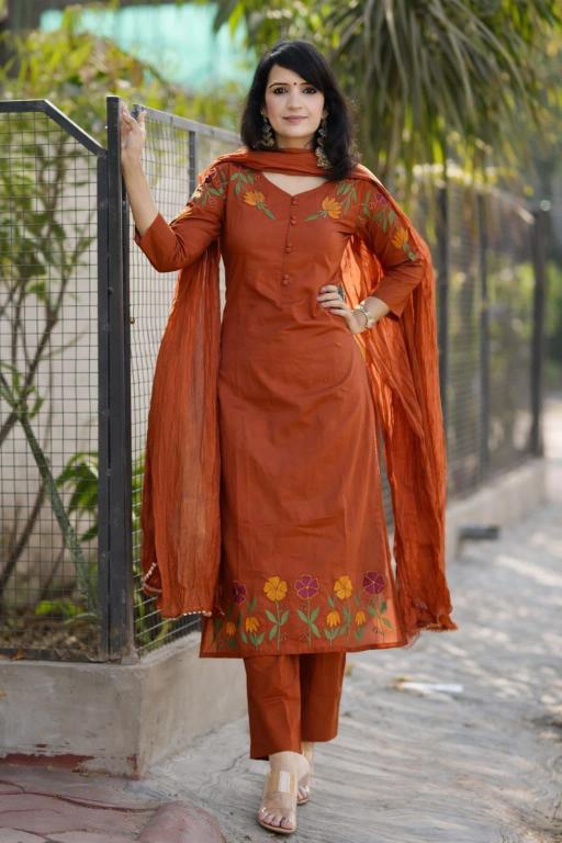Krunique 3pcs wholesalers of cotton dresses and shorrt kurtis 