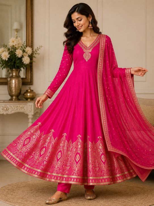 Krunique premvati anarkali jaipur wholesale kurti market address 