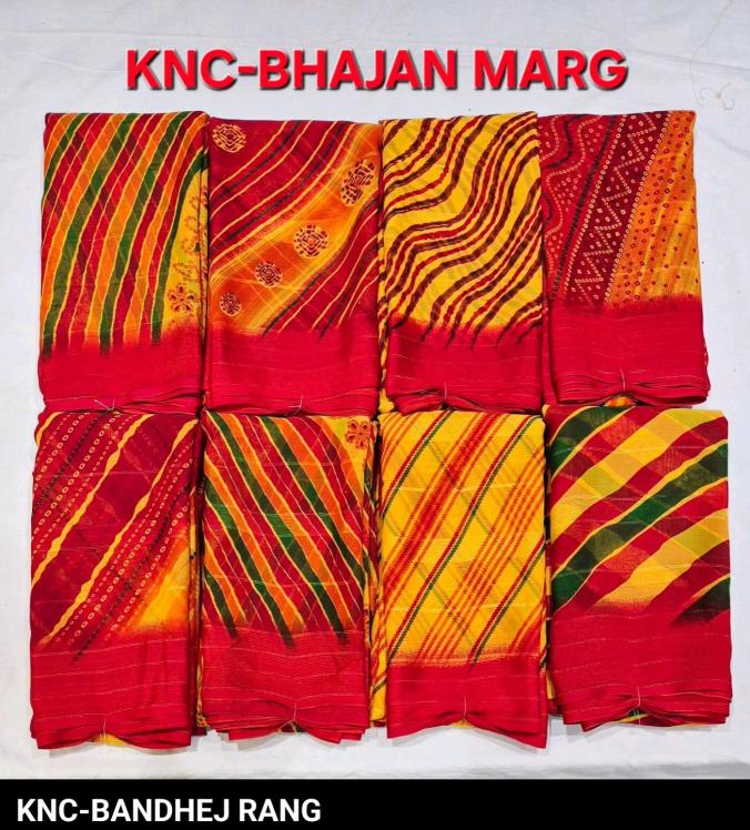 Madhav bandhej rang online wholesale saree market 