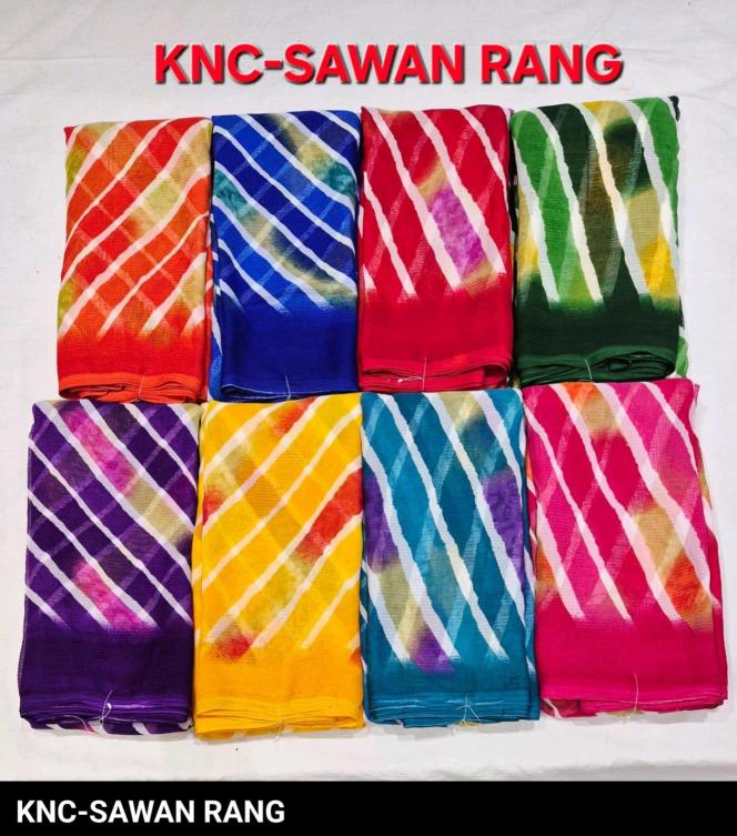 Madhav sawan rang online saree shopping from surat india 