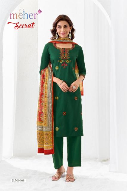 Meher seerat 3pcs womens design kurtis wholesaler 