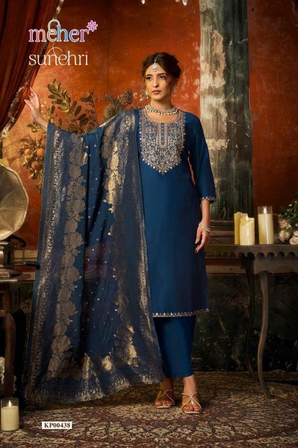 Meher sunehri 3pcs kurtis wholesale in coimbatore 