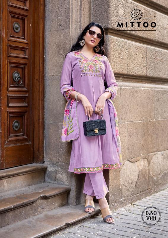 MIttoo aarzoo 3pcs wholesale kurtis price 