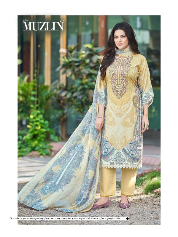 Mizaj muzlin vol-3 wholesale dress material online shops kolkata 