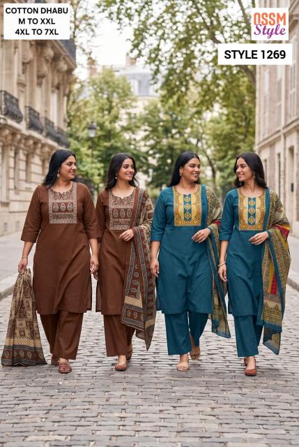 Ossm style 1269 kurtis wholesale market in chennai 