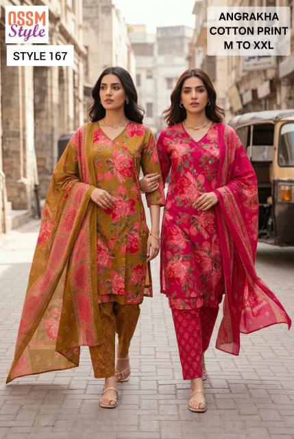 Ossm style 167 angrakha wholesale womens kurtis 