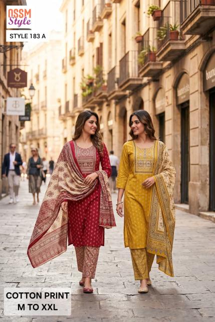Ossm style 183 A wholesale single kurtis 