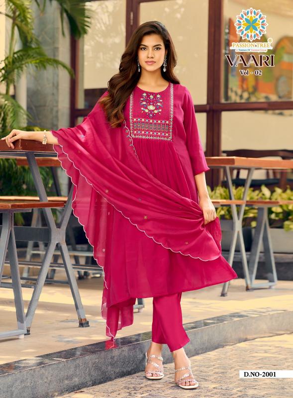 Passion tree vaari vol-2 wholesale dress material in chandrapur 