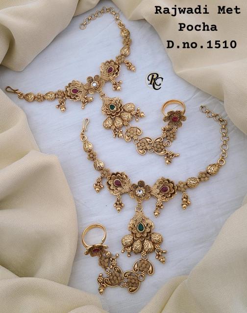 Rajwadi Met Pocha  1510 Imitation jewelry suppliers in Ahmedabad