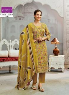 Rangmaya cotton crown kurtis at wholesale price 