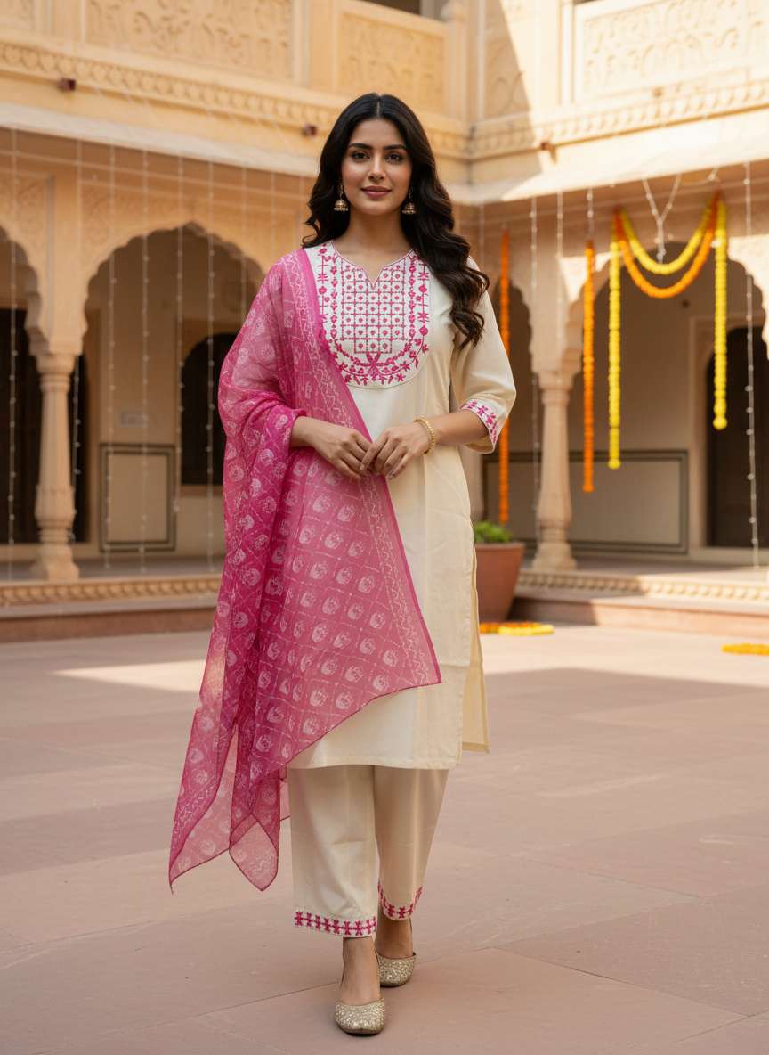 Shree vastram SC3p_3 wholesaler of dress material and kurti in pune
