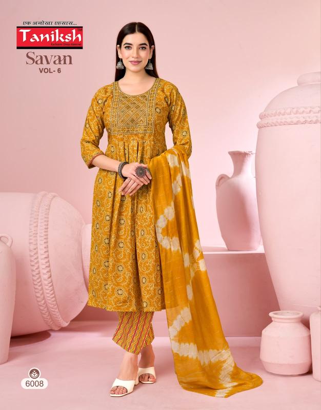 Taniksh savan vol 6 jaipur kurti manufacturer wholesale 