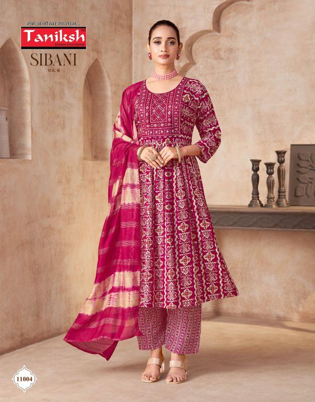 Taniksh sibani vol 11 fashion gerua wholesale long straight kurti catalog 