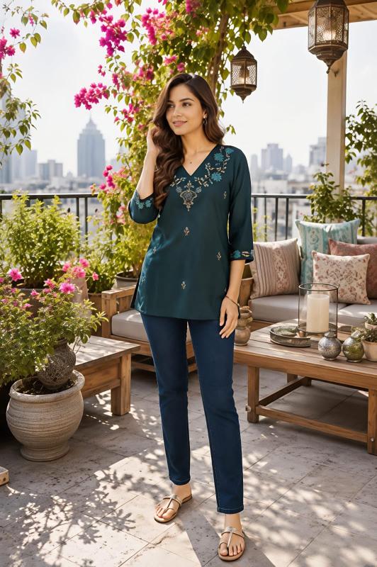 Valerius short top ahmedabad kurti wholesale market 