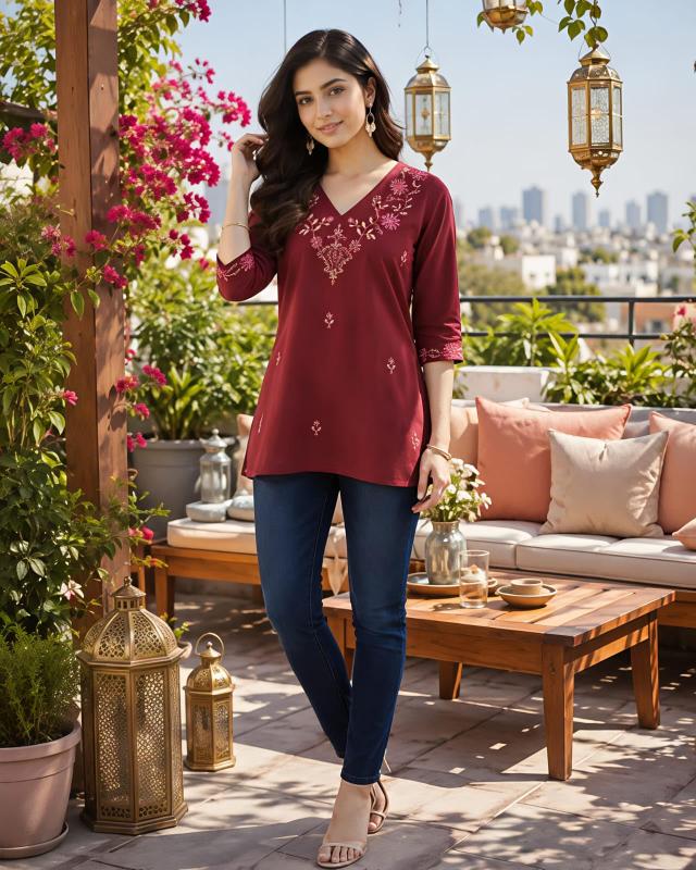 Valerius short top kurti wholesaler in ahmedabad gujarat