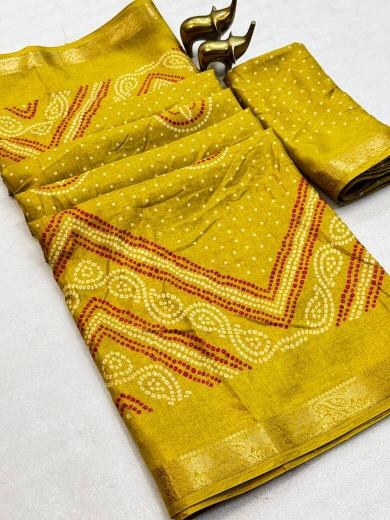 Vastrangan bandhani print wholesale saree 