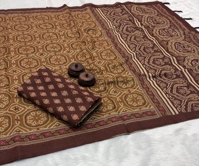 Vastrangan gargi cotton saree from surat 