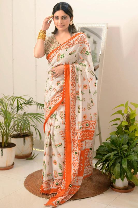 Vastrangan independence day saree wholeseller 