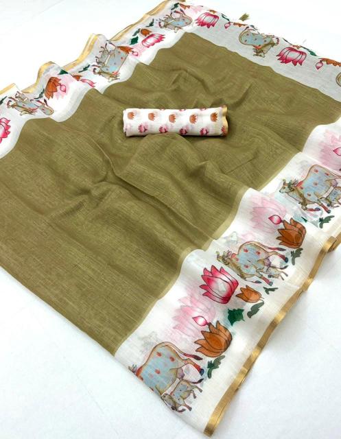 Vastrangan lisha linen-2 saree wholesale rate 