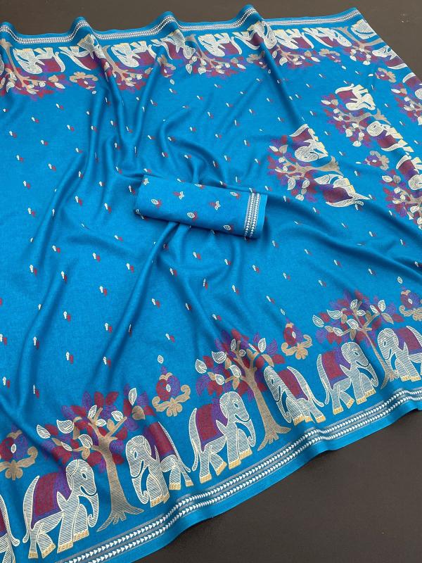 Vastrangan richa tusser silk saree wholesale online 