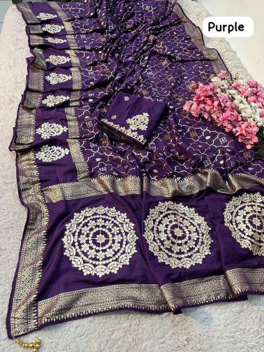 Vinayak dola viscose wholesale saree market surat 