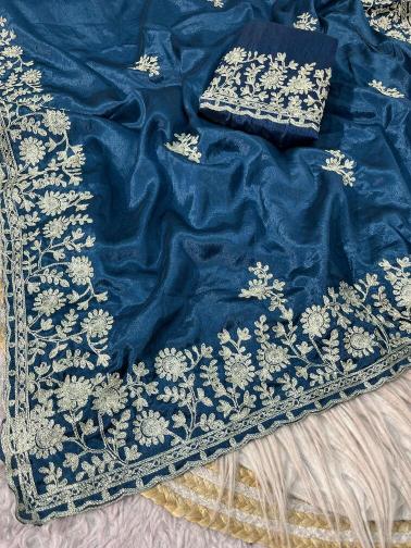Vinayak soft chinon saree manufacturers in surat 