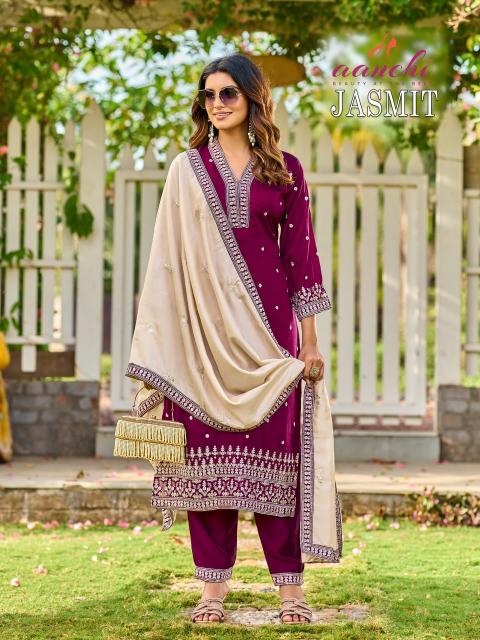 Aanchi jasmit 3pcs bani kurtis wholesale 