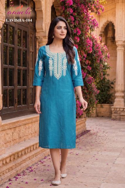 Aanchi lavisha wholesale kurti manufacturers in mumbai 