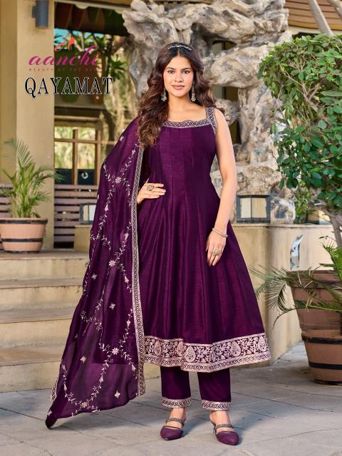 Aanchi qayamat 3pcs kurtis wholesale 