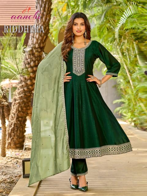 Aanchi riddhima 3pcs best place to buy kurti in wholesale in delhi 