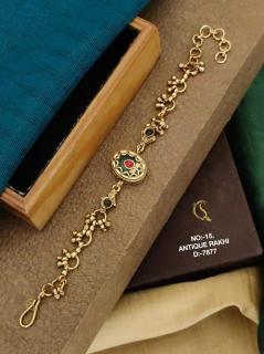  Antique bracelet Rakhi  Wholesale gold jewellery in Ahmedabad